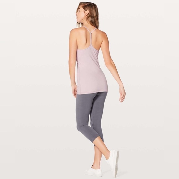 Lululemon Power Pose Tank *Light Support For A/B Cup, Porcelain Pink, Size 8 - Picture 2 of 8